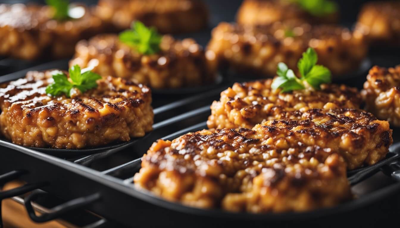 Naudan jauhelihapihvit pannulla