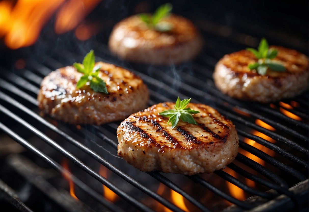 Kreikkalaistyyliset jauhelihapihvit kiehuvat kuumalla grillillä, ja niistä tulee suussa sulava yrttien ja mausteiden tuoksu